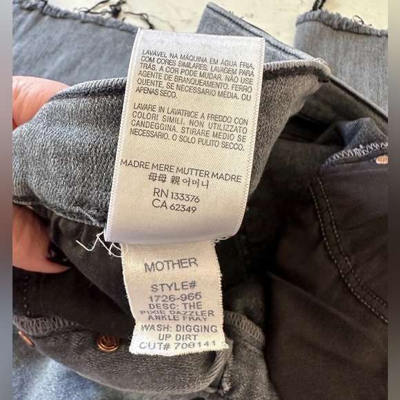 MOTHER - The Pixie Dazzler Ankle Fray in Digging up Dirt - 30 - Picture 11 of 14